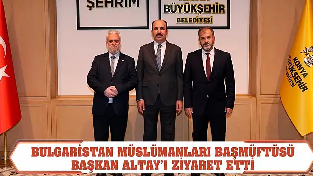 Bulgaristan Müslümanları Başmüftüsü Başkan Altay'ı Ziyaret Etti