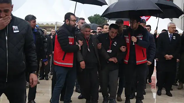 Bursa Adliyesi'ndeki saldırıda şehit olan uzman çavuş için tören düzenlendi