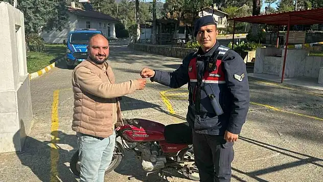 Çalınan motosikletine 7 yıl sonra kavuştu