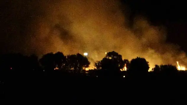 Çanakkale'de tarım arazisinde çıkan yangın kontrol altına alındı