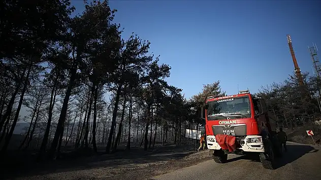 Çanakkale'de yangınlar büyük ölçüde kontrol altına alındı
