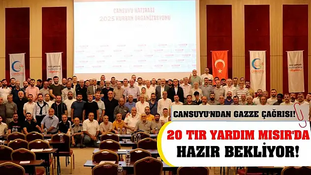 Cansuyu'ndan Gazze Çağrısı! 20 Tır Yardım Mısır'da Hazır Bekliyor!
