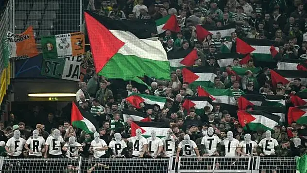 Celtic taraftarlarından İsrail'e tepki