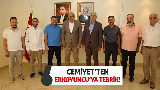Cemiyet'ten Erkoyuncu'ya tebrik!