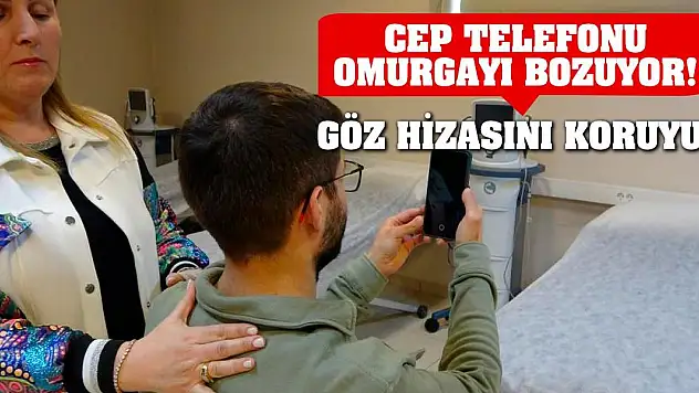 Cep telefonu omurgayı bozuyor! Göz hizasını koruyun!