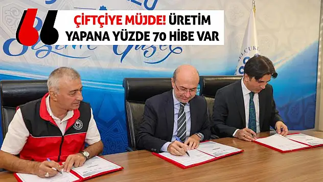 Çiftçiye Müjde! Üretim Yapana Yüzde 70 Hibe Var