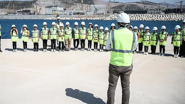 Çocuklar Akkuyu NGS'yi ziyaret etti