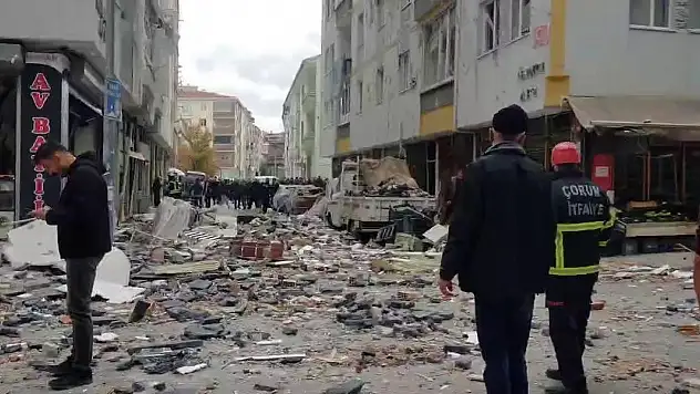 Çorum'da patlama! İlk belirlemelere göre 1 ölü, 16 yaralı!