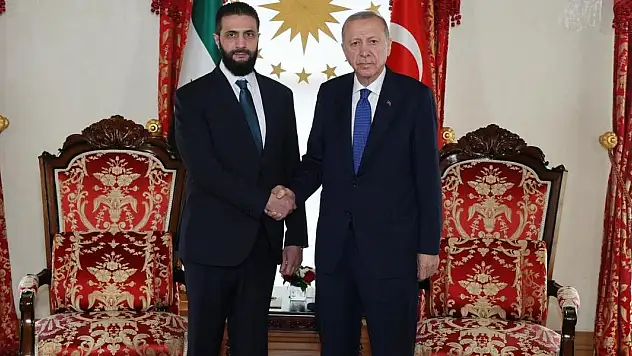 Cumhurbaşkanı Erdoğan, Ahmed Şara ile görüştü