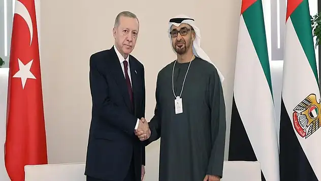 Cumhurbaşkanı Erdoğan Al Nahyan ile görüştü