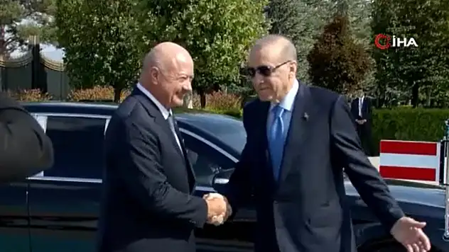 Cumhurbaşkanı Erdoğan, Avusturya Şansölyesi Christian Stocker'i törenle karşıladı