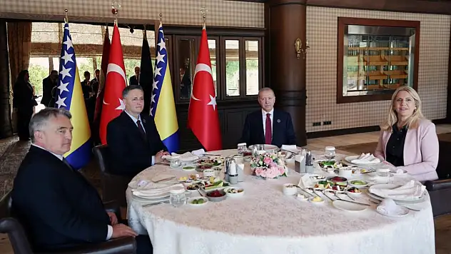 Cumhurbaşkanı Erdoğan, Bosna Hersek heyeti ile bir araya geldi