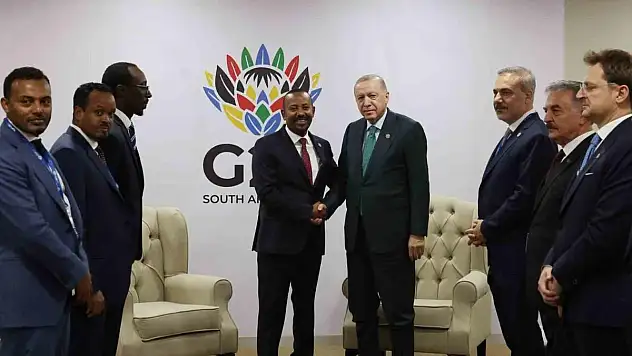 Cumhurbaşkanı Erdoğan, Etiyopya Başbakanı Ali'yi kabul etti