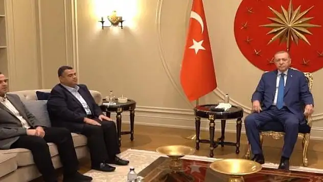 Cumhurbaşkanı Erdoğan, İsmail Haniye'nin oğullarını kabul etti