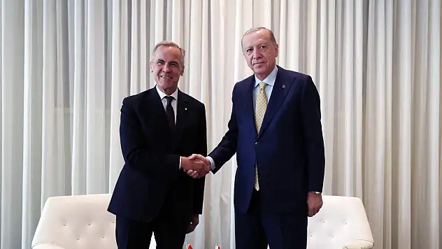 Cumhurbaşkanı Erdoğan Kanada Başbakanı Carney ile görüştü