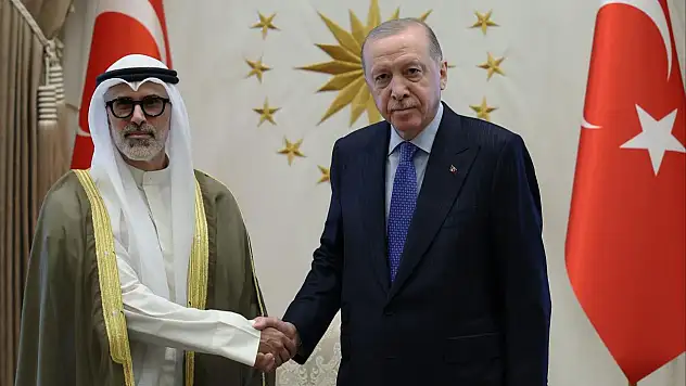 Cumhurbaşkanı Erdoğan, Kuveyt Dışişleri Bakanı kabul etti