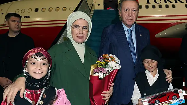 Cumhurbaşkanı Erdoğan memleketi Rize'de
