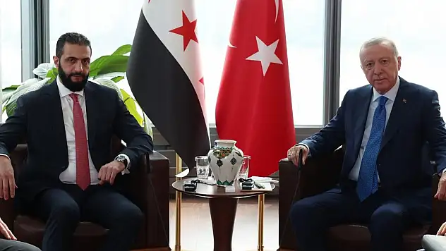 Cumhurbaşkanı Erdoğan, Suriye Başkanı Ahmed eş-Şara ile görüştü