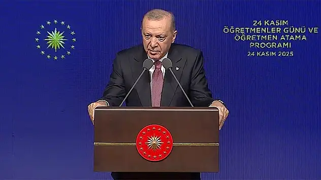 Cumhurbaşkanı Erdoğan,Öğretmen Atama Programı'nda konuştu:
