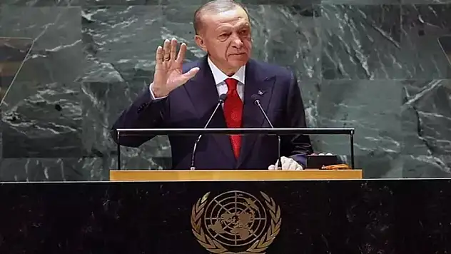 Cumhurbaşkanı Recep Tayyip Erdoğan konuşuyor