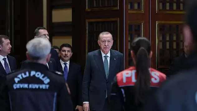 Cumhurbaşkanlığı Külliyesi'nde 'Polis Haftası' töreni