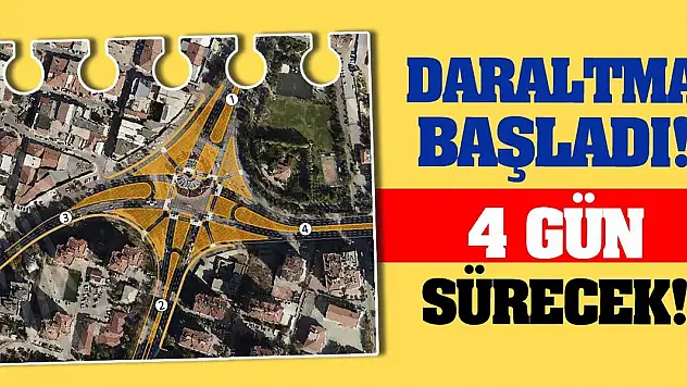 Daraltma Başladı! 4 Gün Sürecek!