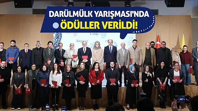 Darülmülk İslam Sanatları Yarışması'nda ödüller verildi