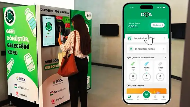 Depozito iade işlemlerinde günlük 50 bin ambalaj toplanıyor