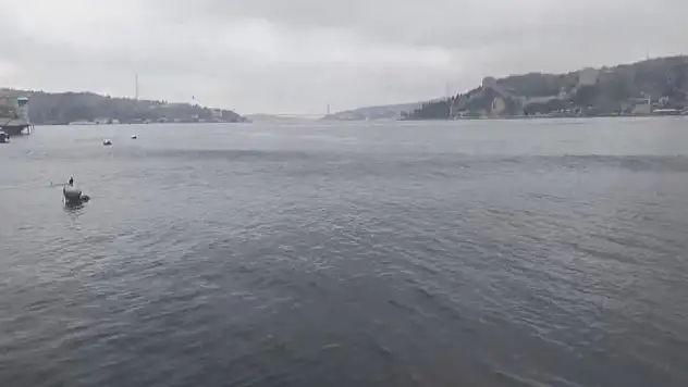 Deprem anında boğazda oluşan dalgalar görüntülendi