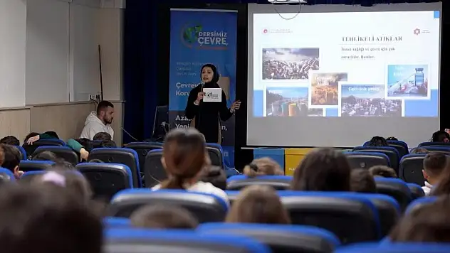 Dersimiz Çevre, Birlikte Geleceğe projesiyle 306 bin 740 öğrenciye ulaşıldı