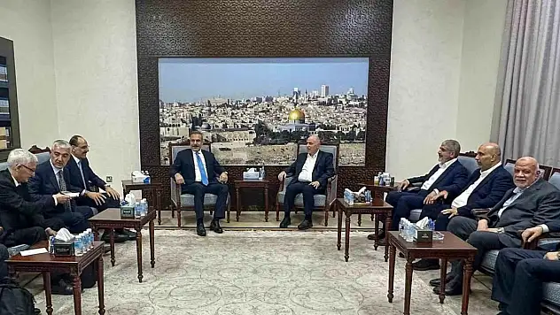 Dışişleri Bakanı Fidan ve MİT Başkanı Kalın Hamas liderleriyle bir araya geldi