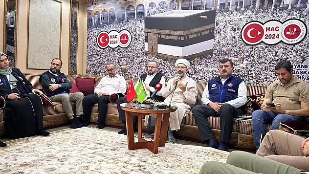 Diyanet İşleri Başkanı Erbaş: Mekke'de bir tek vatandaşımızı ihbar etmedik!