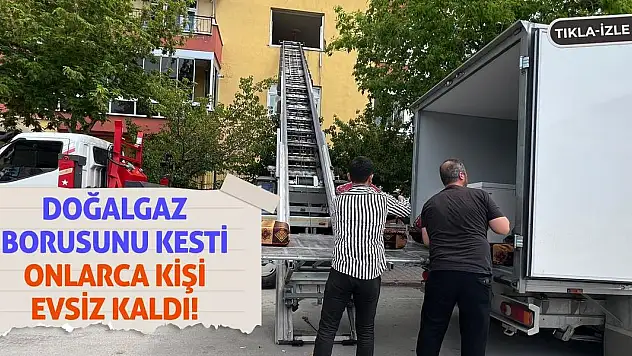Doğalgaz Borusunu Kesti Onlarca Kişi Evsiz Kaldı!