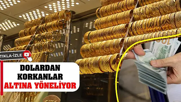 Dolardan korkanlar altına yöneliyor