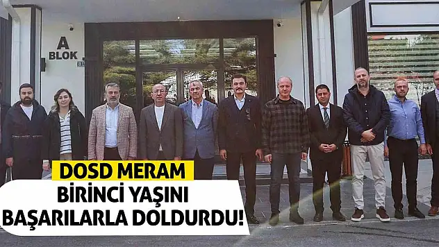 DOSD Meram birinci yaşını başarılarla doldurdu