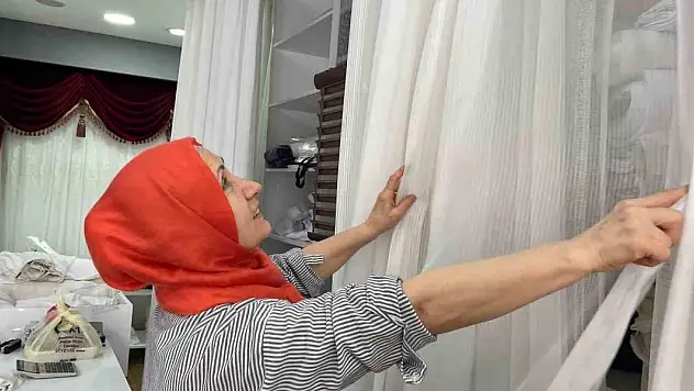 Düğün sezonuna rağmen esnafın perde satışları düşüşte