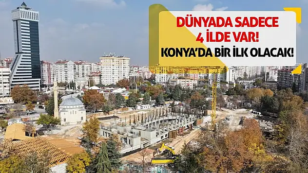 Dünyada Sadece 4 İlde Var! Konya'da Bir İlk Olacak!