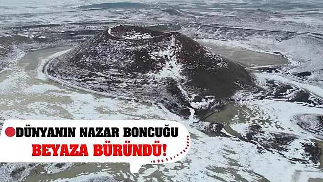 Dünyanın Nazar Boncuğu Beyaza Büründü!