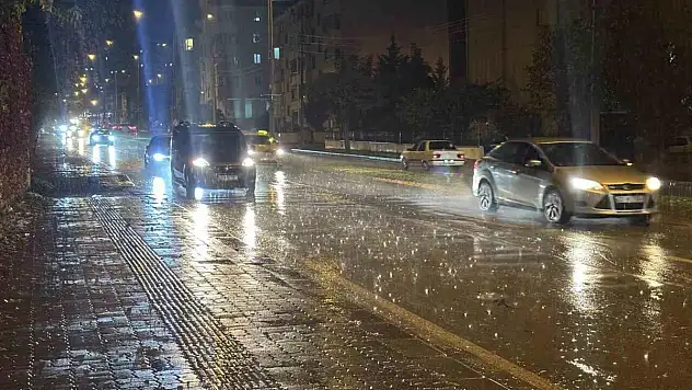 Edirne'de sağanak etkili oldu