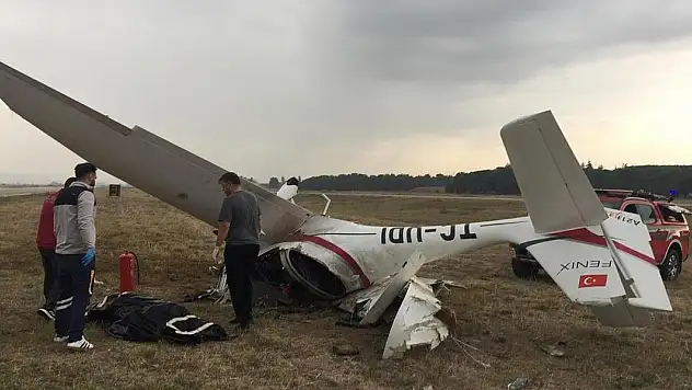 Eğitim uçağı düştü, 2 pilot hayatını kaybetti