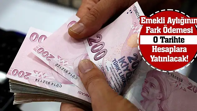 Emekli Aylığının Fark Ödemesi O Tarihte Hesaplara Yatırılacak!
