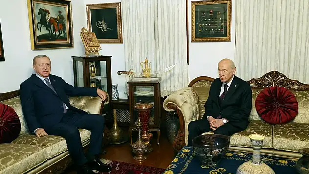 Erdoğan ile Bahçeli zirvesi sona erdi