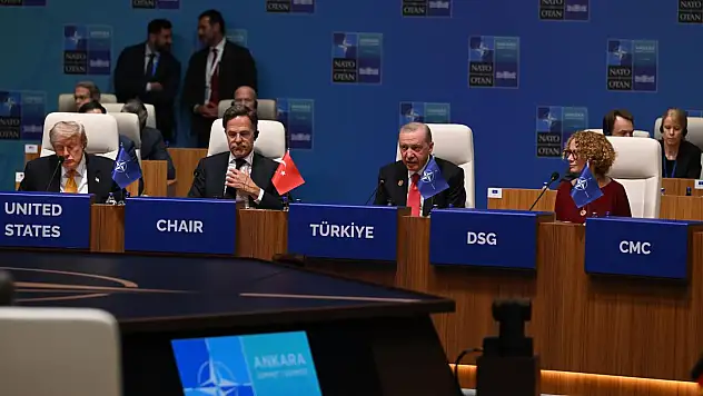 Erdoğan NATO Zirvesi'nde konuştu! 'Avrupa'daki en büyük kara ordusuna sahibiz'
