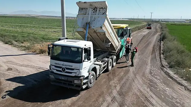 Ereğli'de uzun yıllar beklenen yol yapılıyor!