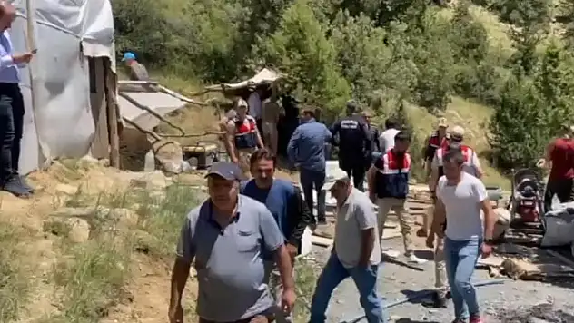 Erzurum'da Oltu taşı ocağında göçük