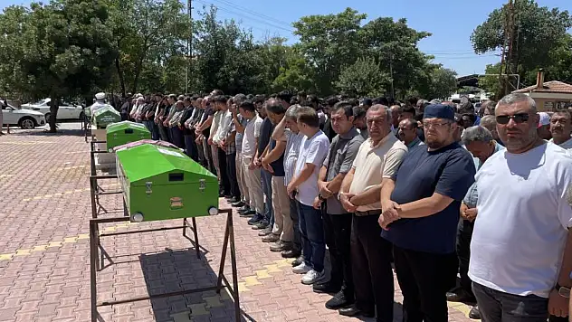 Feci kazada ölen 5 kişiye Konya'da acı veda!