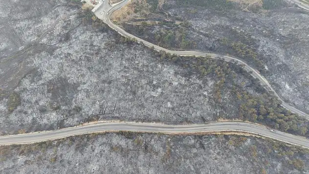 Feci yangının boyutu gün ağarınca ortaya çıktı