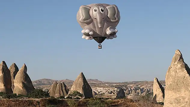 Figürlü Sıcak Hava Balonları Gökyüzünü Renklendirdi