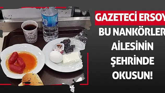 Gazeteci Ersoy: Bu nankörler ailesinin şehrinde okusun!
