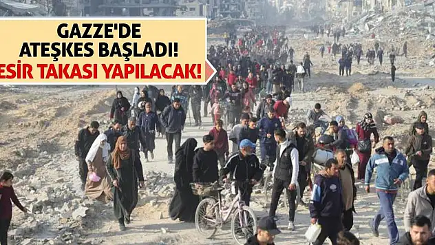 Gazze'de ateşkes başladı! Esir takası yapılacak!